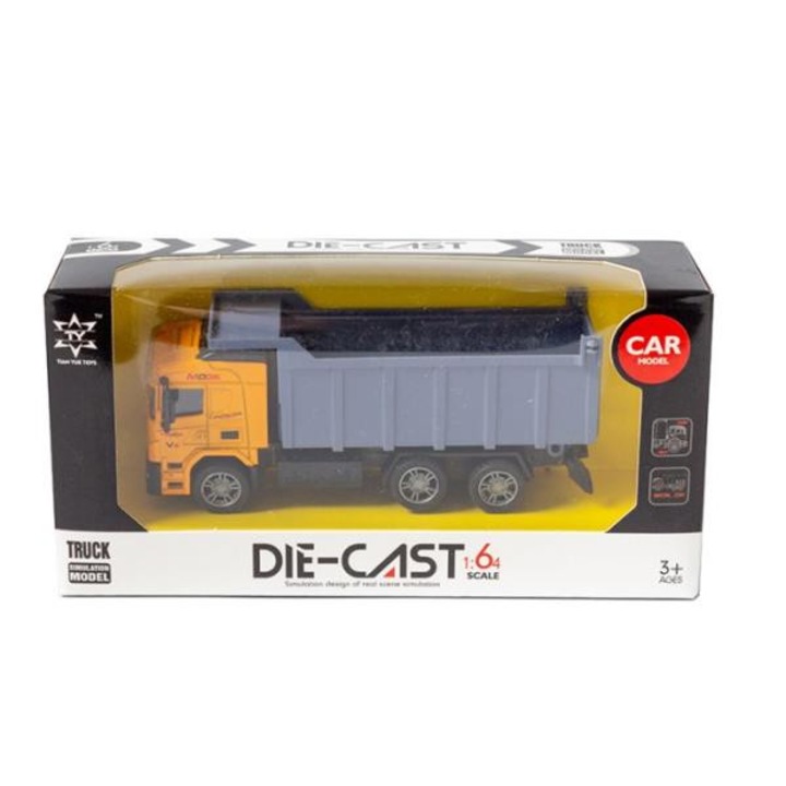 Játék teherautó, Műanyag, 1:64, Többszínű