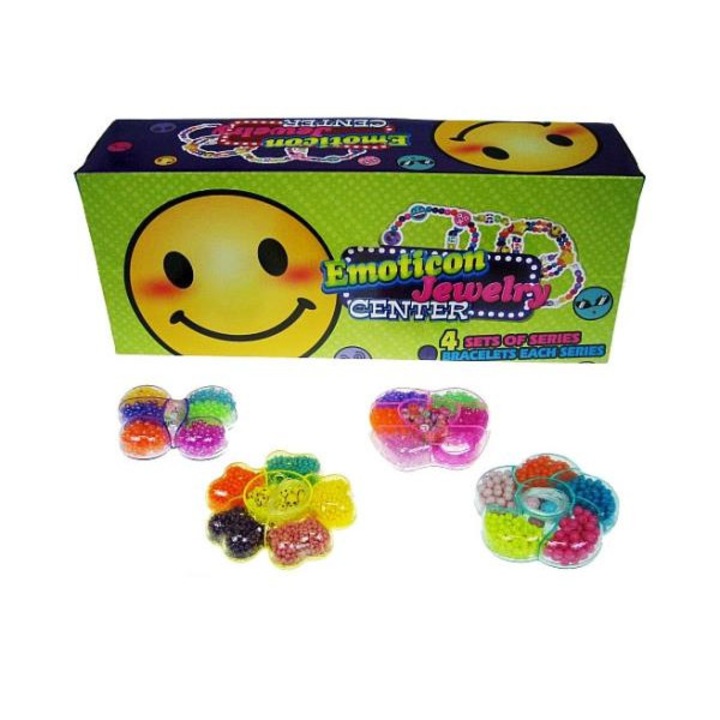 Set de corali pentru insirare, 4 tipuri, multicolor, 11x11x2cm