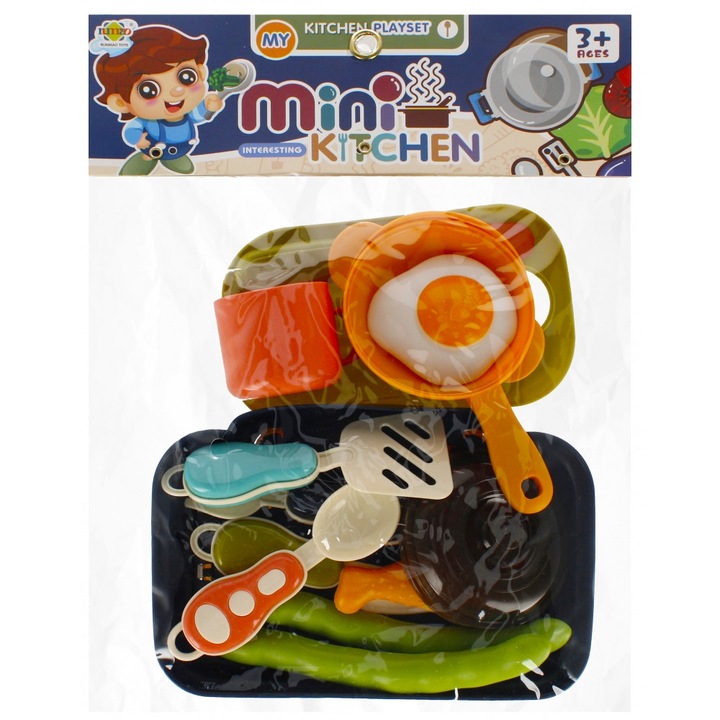 Детски кухненски комплект Mega Creative Пластмасов Многоцветен