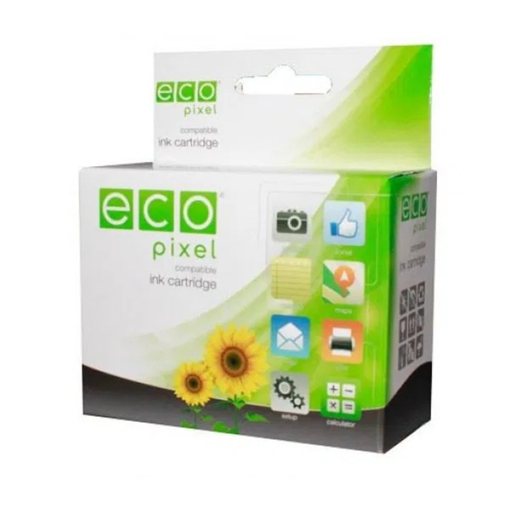 Ecopixel HP F6V25AE/652 utángyártott patron fekete (ECOHP652BK) (ECOHP652BK)