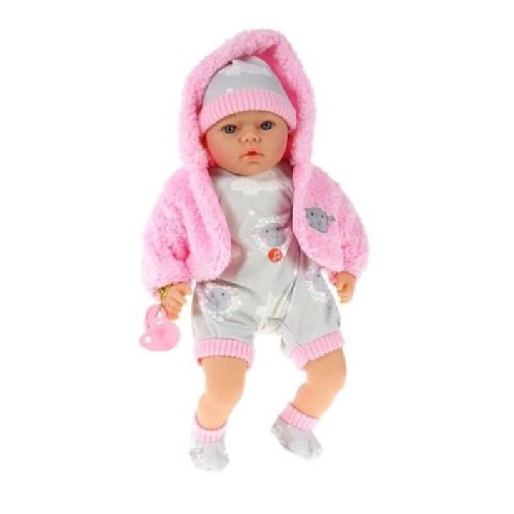 Baba, Műanyag, 45 cm, 3+ év, Tarka