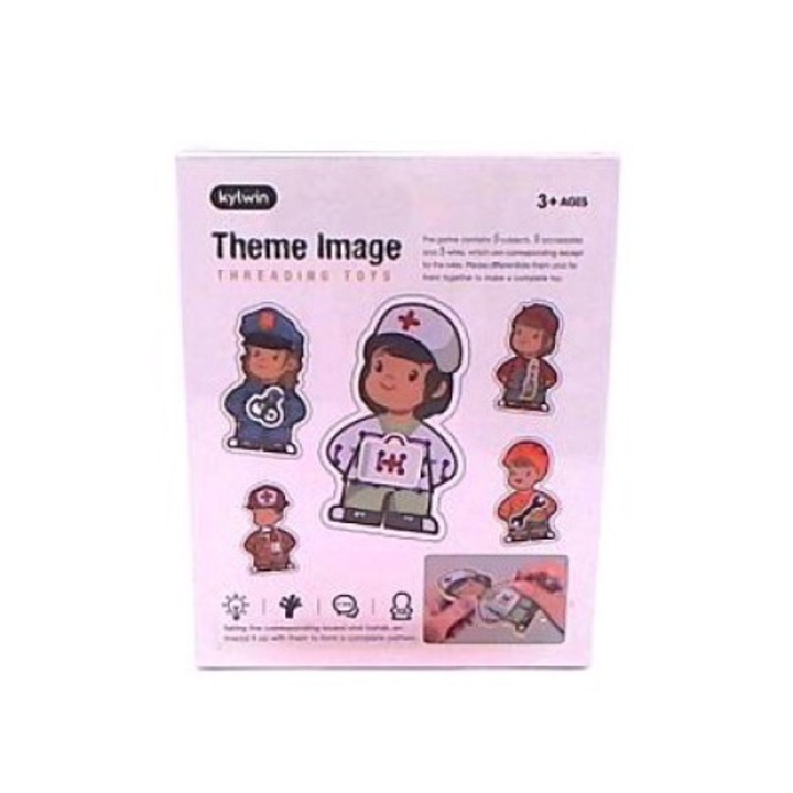 Joc educativ copii, Plastic/Carton, 3 ani+, Multicolor