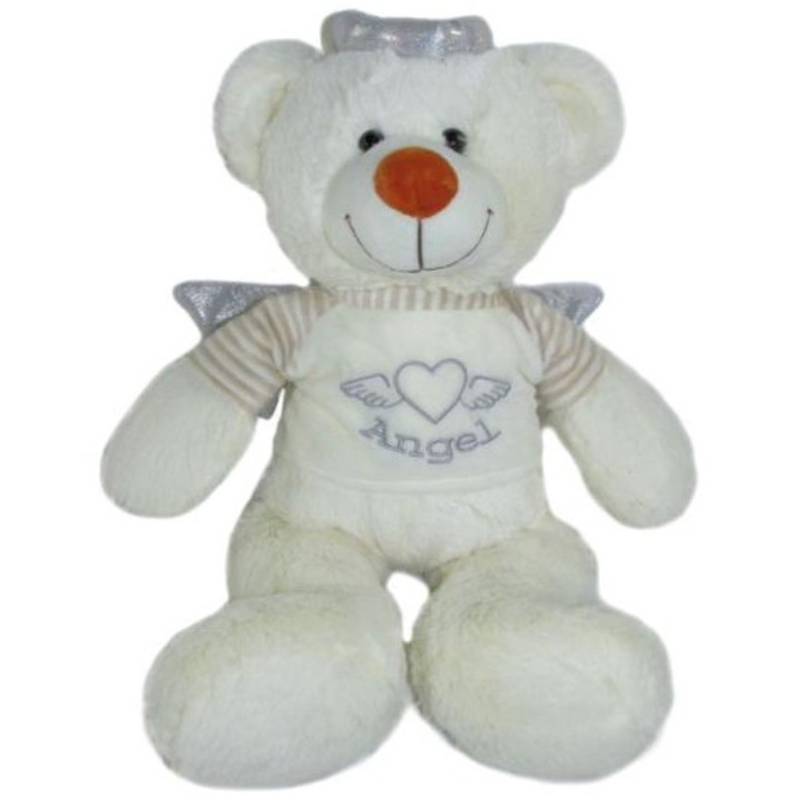 Jucarie de plus Urs Inger, 38 cm, Alb