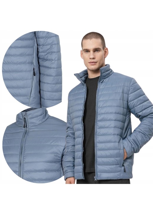 Jacheta barbati, 4F, Poliamida, Albastru deschis, Albastru deschis