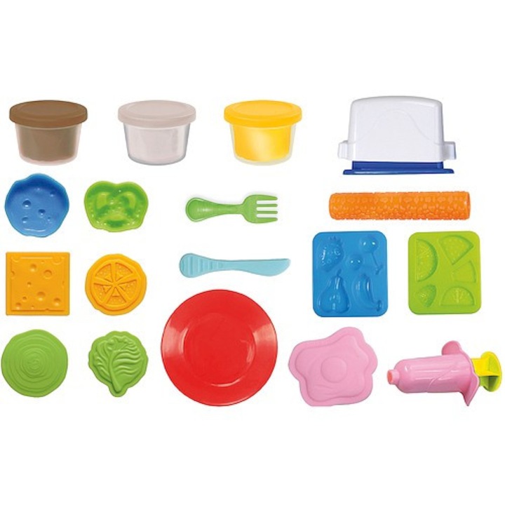 Set de joaca preparare toast, multicolor