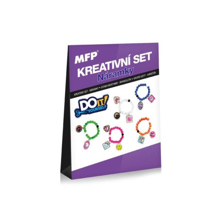 5 db-os karkötő készlet, műanyag, többszínű