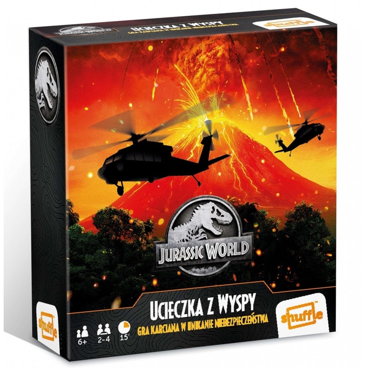 ND39_508618 SZAKULÁS A JURASSIC ISLAND KÁRTYAJÁTÉK PUD PG elől