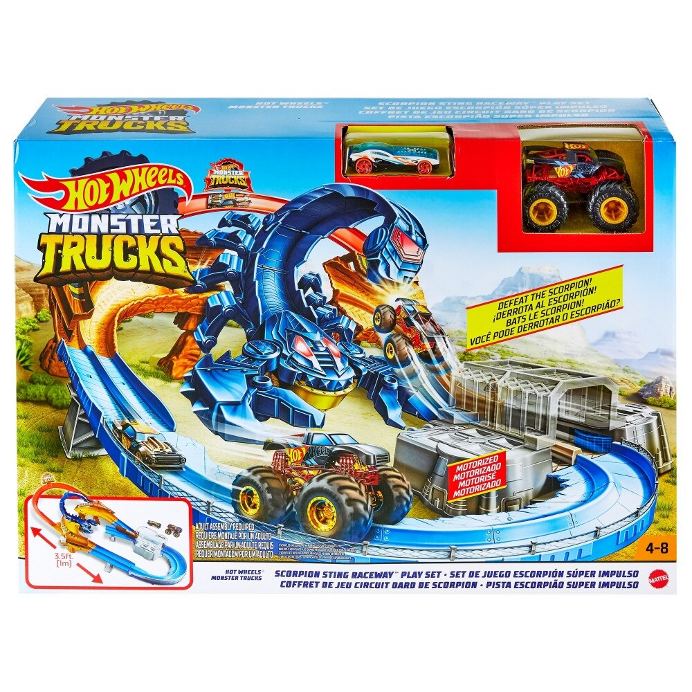 Monster truck sales track set