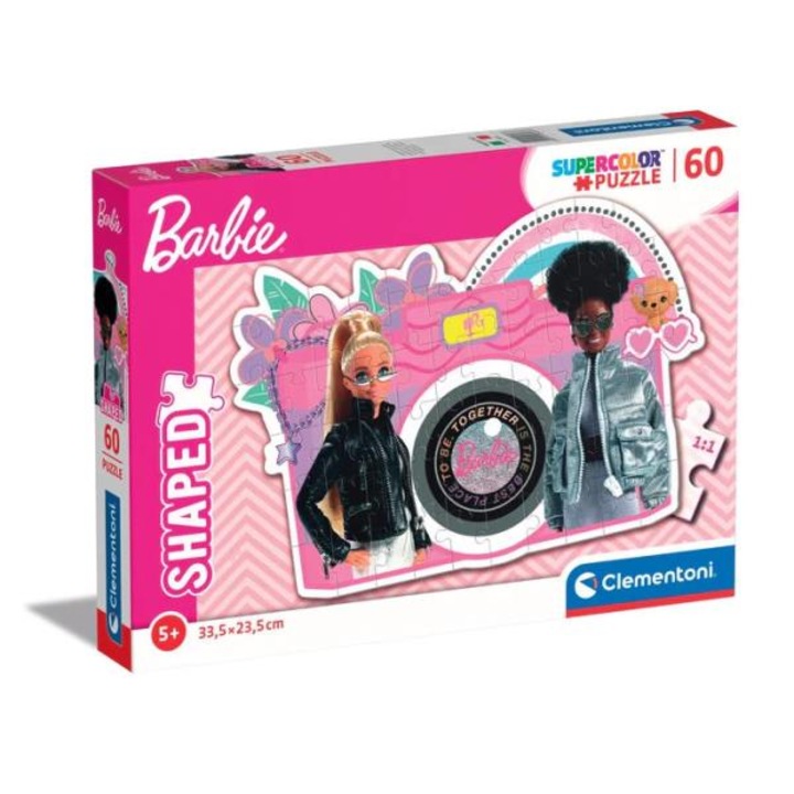 Puzzle, Clementoni, Barbie forma, 60 db