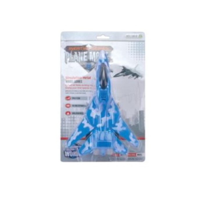 Avion de jucarie, Plastic, Albastru