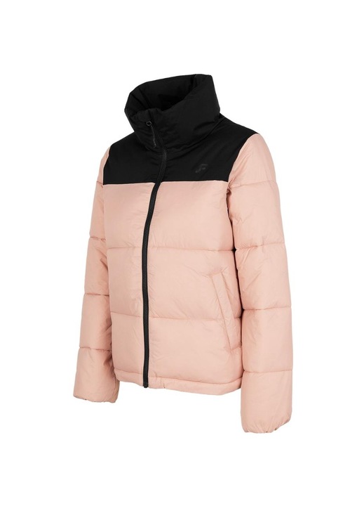 Geaca dama, 4F, Poliester, Roz/Negru, Roz