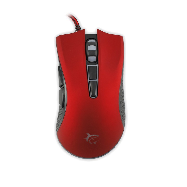 Геймърска мишка White Shark Spartacus GM-1601R, 4800dpi, червена