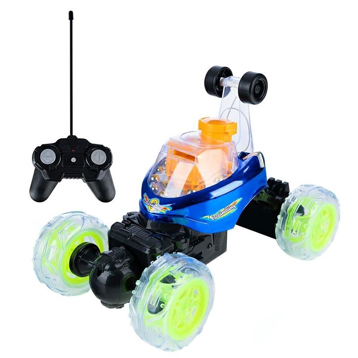 Кола с дистанционно управление, Пластмаса, 27 x15 x 18,5 cm, Многоцветен