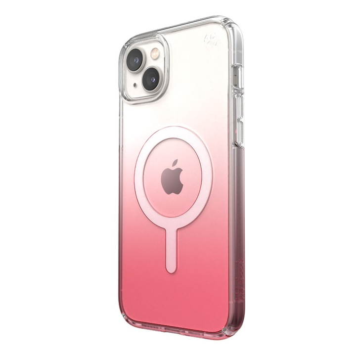 Speck Presidio Ombre iPhone 14 Plus tok, MagSafe, Átlátszó / Vintage Rose