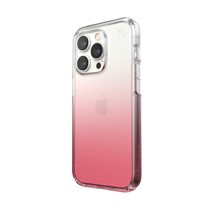 iPhone 14 Pro, Speck Presidio, Clear / Vintage Rose tok