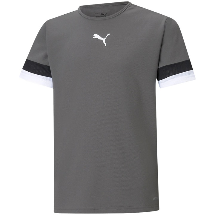 704938 13 Gyerek póló Puma teamRISE Jersey Jr szürke 704938 13