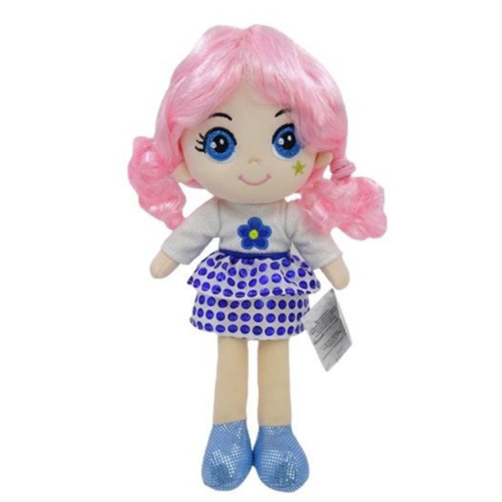 Baba, Marcysia modell, Textil, 32 cm, +0 Luni, Többszínű