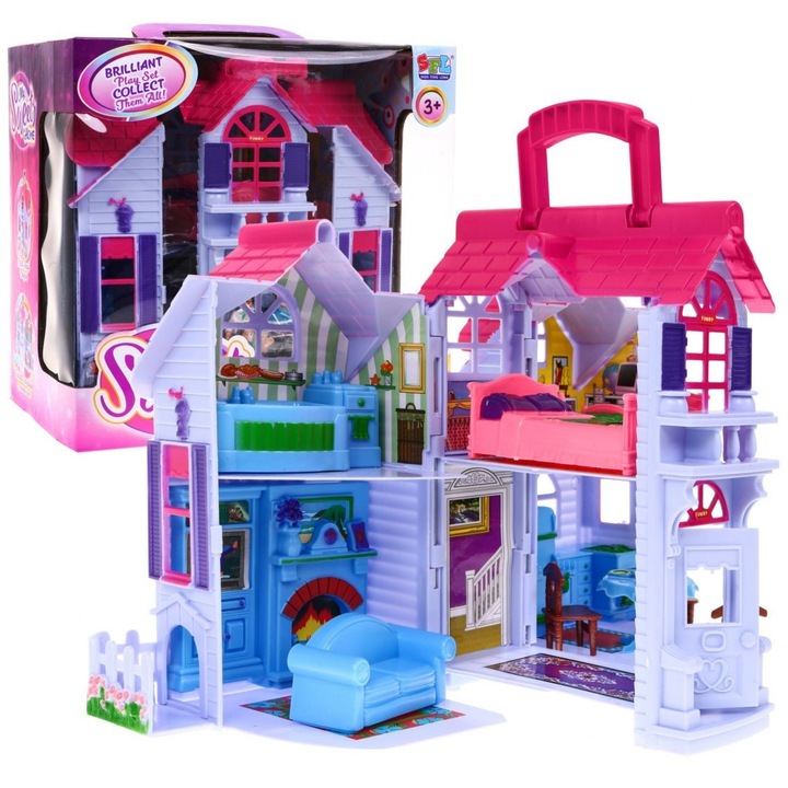 Babaház, SFL, műanyag, többszínű