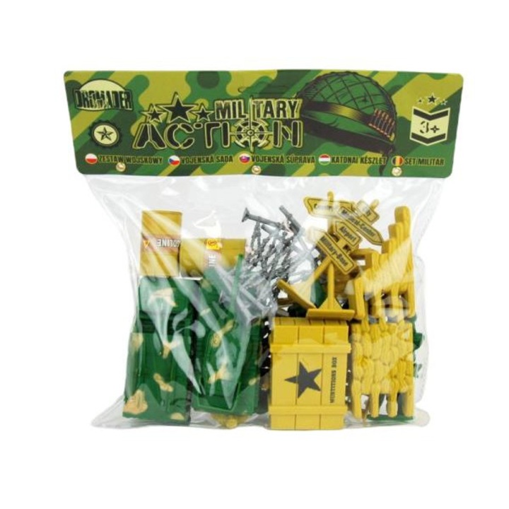 Katonai figurák készlete, Dromedar, 3 év+, Többszínű