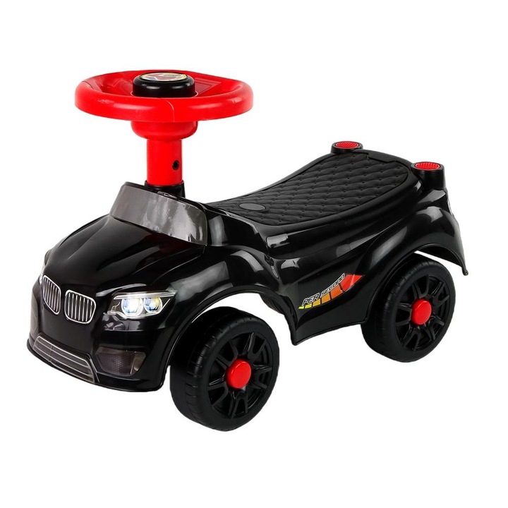 Детска кола, Starlight Shadow QX-3399-2, Пластмаса, 46 x 22 x 33 см, 18 месеца+, Черна