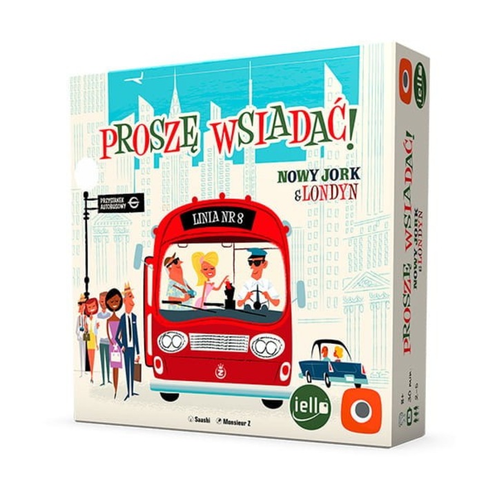 Gra planszowa Portal Games Prozę wsiadać: Nowy Jork i Lond, lengyel nyelv