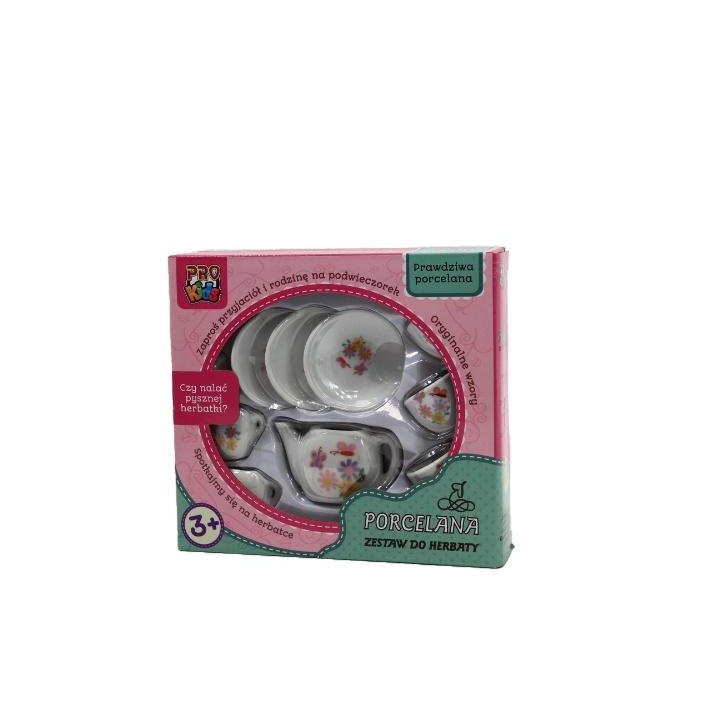 Set de ceai pentru copii, Pro Kids, Portelan, Multicolor