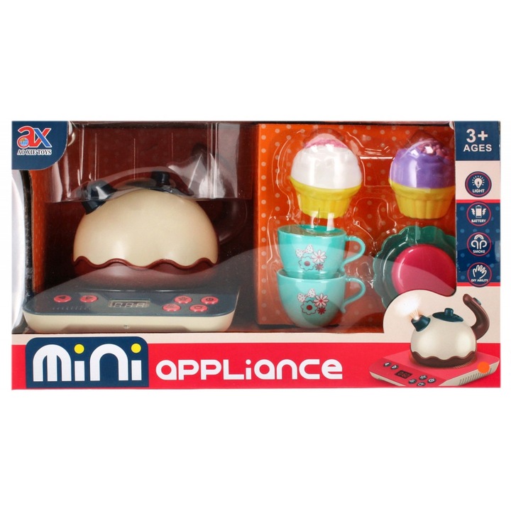 Set bucatarie copii, Plastic, 3 ani+, Multicolor