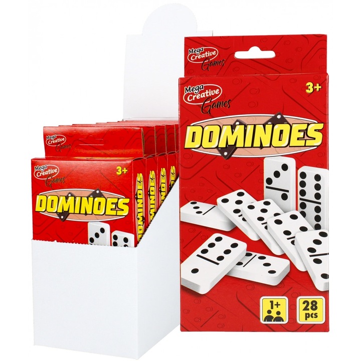 Joc Domino, Mega Creative, 3 ani+, Multicolor