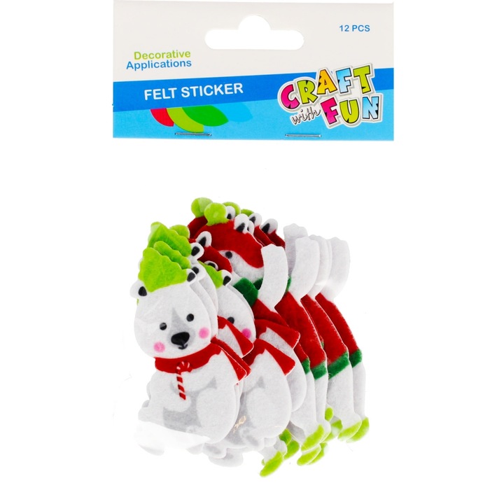 Decoratiuni de craciun, Craft with fun, Plastic, Multicolor