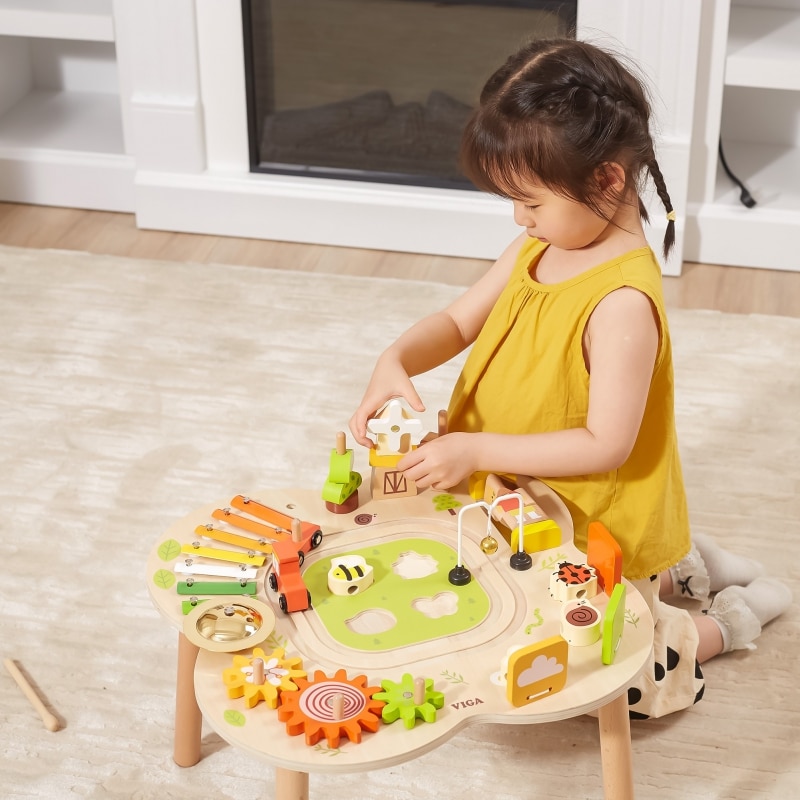 Early learning centre wooden best sale activity table