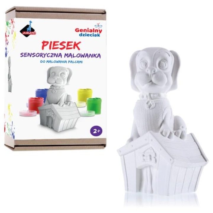 Детски комплект за рисуване модел Куче, Askato, 2 години+