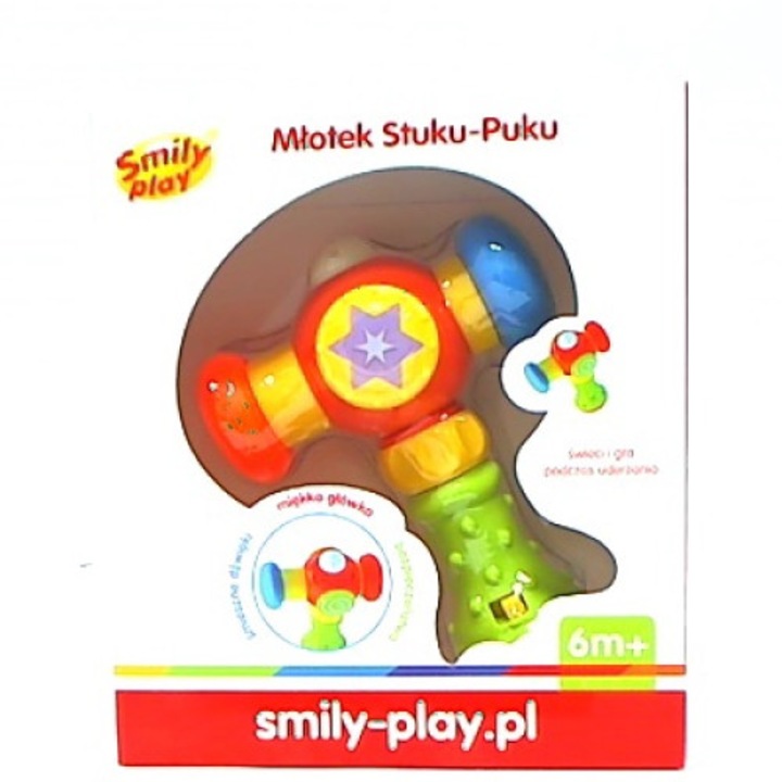 Ciocan de jucarie, SmileyPlay, Plastic, Multicolor