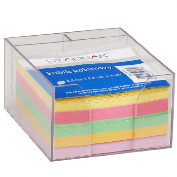 Set suport de birou, Starpak, Plastic, 5.5x9x10.5cm, Multicolor