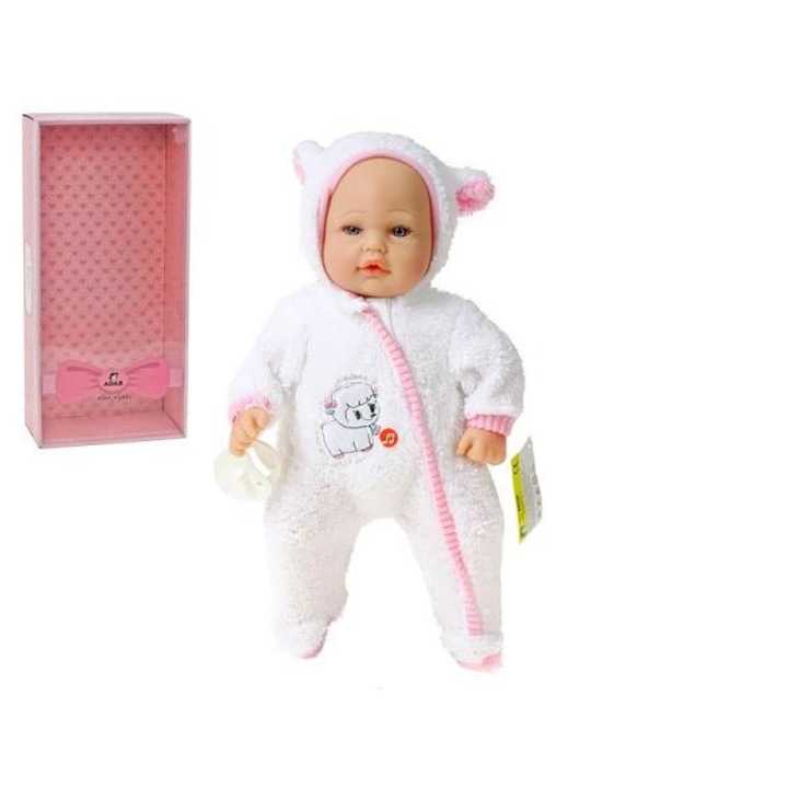 Baba, Adar, Hang, Műanyag/Textil, 40 cm, Többszínű