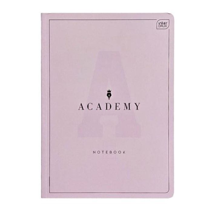 Caiet A5, Interdruk, hartie, matematica, 128 coli, 24.5 x 17.5 x 1.5 cm, violet