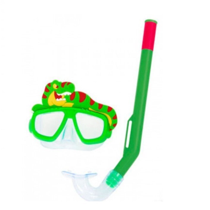 Masca de scufundari cu snorkel, Bestway, Verde