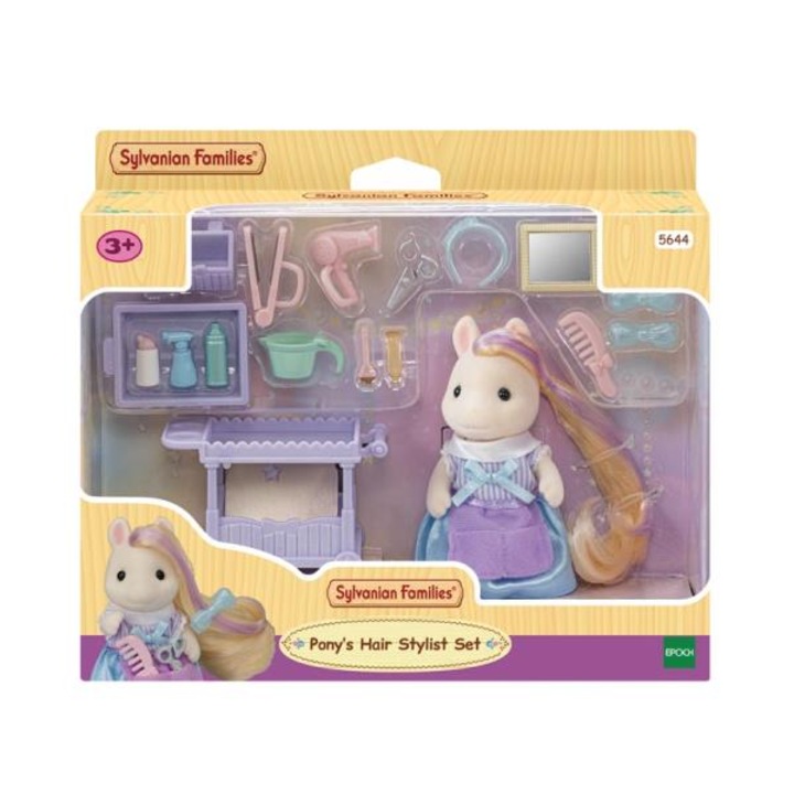 Комплект фигурки с конска опашка + аксесоари, Sylvanian Families, Epoch