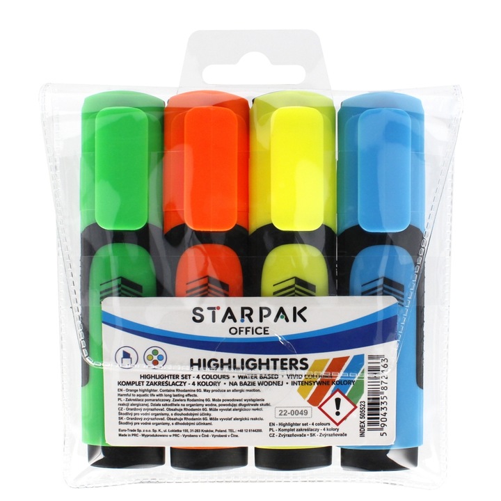 Set 4 evidentiatoare, Starpak, Multicolor