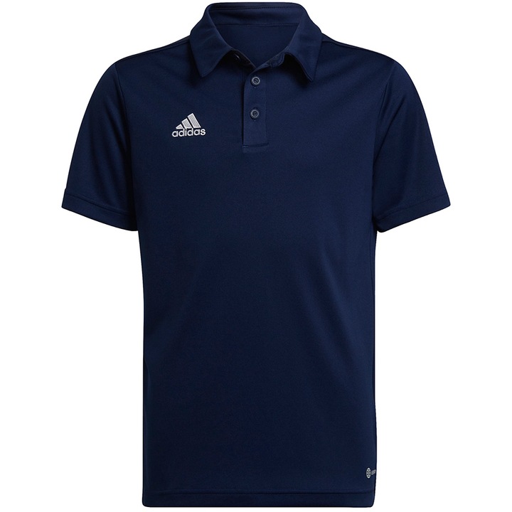 Детска тениска, Adidas Entrada, полиестер, тъмносиня, 128 см
