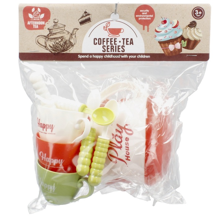 Детски кухненски комплект, Mega Creative, Пластмаса, 3 години+, Многоцветен