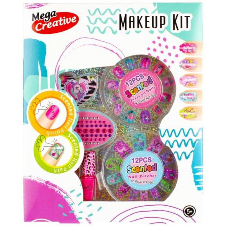 Комплект грим за момиче, Mega Creative, 5 години+