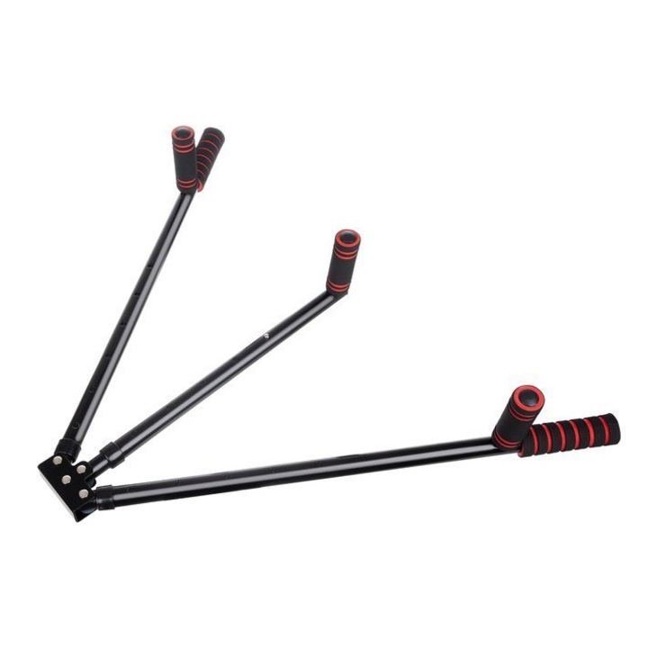 Dispozitiv pentru intinderea muschilor picioarelor si a coapselor, otel inoxidabil- spuma-ABS, negru