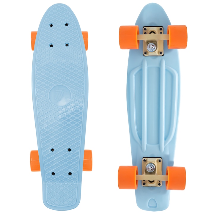 Pennyboard Seven, синьо/оранжево