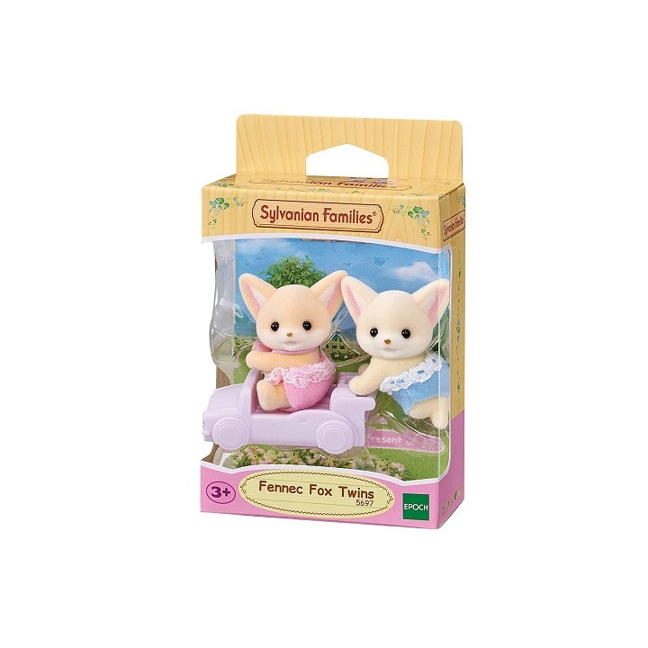 Фигурки Sylvanian Families, Fennec Fox Twins, бежово