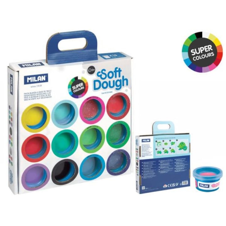 Set aluat modelator pentru copii, Milan, 16 x 30 g