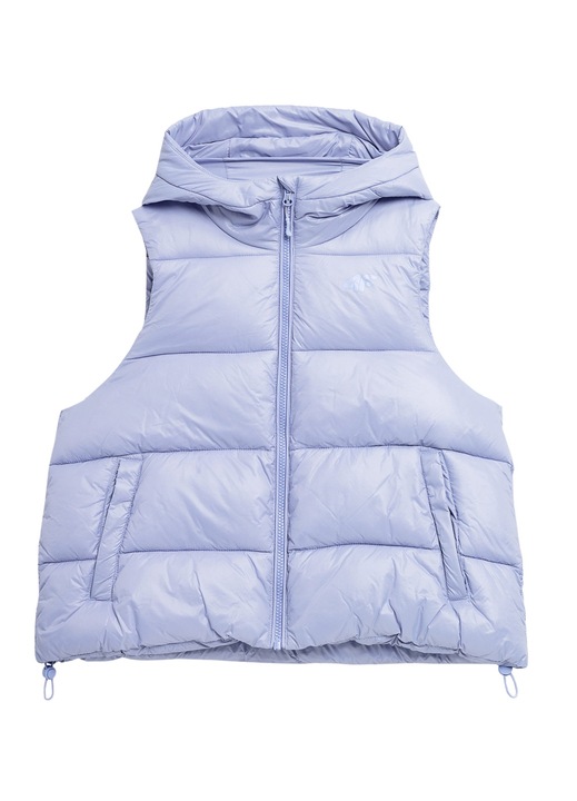 Vesta dama cu puf sintetic, 4F, Poliamida, Violet deschis, XS INTL