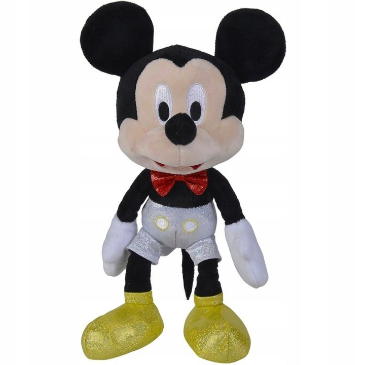 Mickey Mouse de plus Platinum, Disney, 25 cm, Multicolor