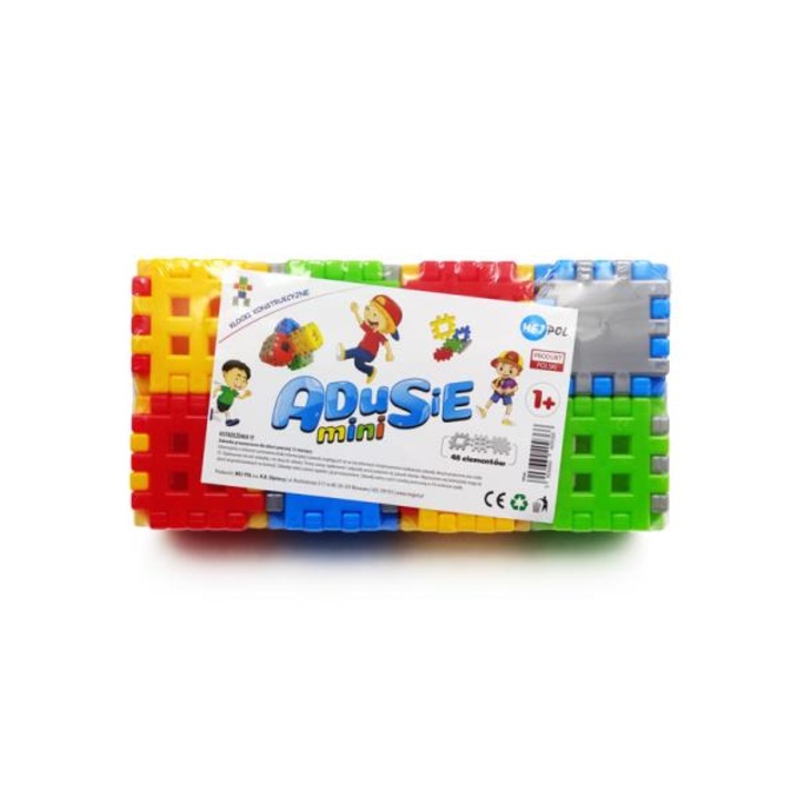 Блокчета за конструиране, Adusie Mini, 48 елемента