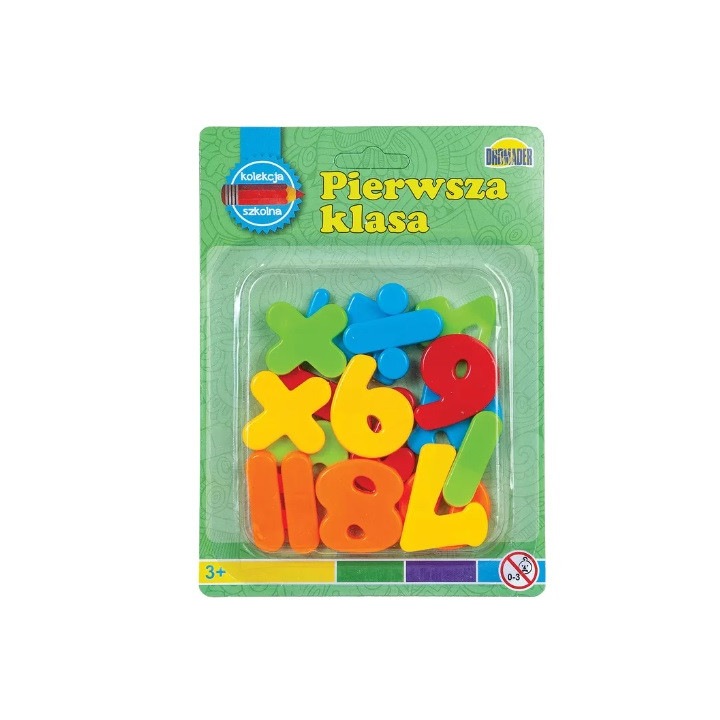 Mágneses számok, teve, műanyag, többszínű