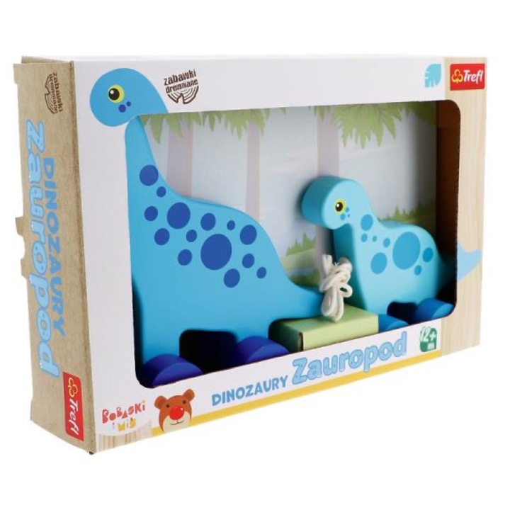 Trefl Babaski and the Bear játék, Sauropoda dinoszaurusz, fa, kék